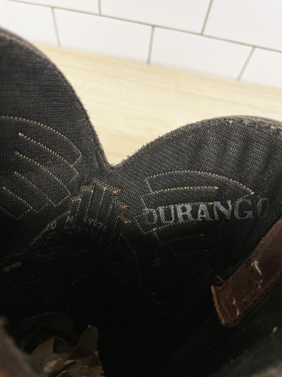 vintage durango southwestern embroidered leather cowboy boots - good market thrift store