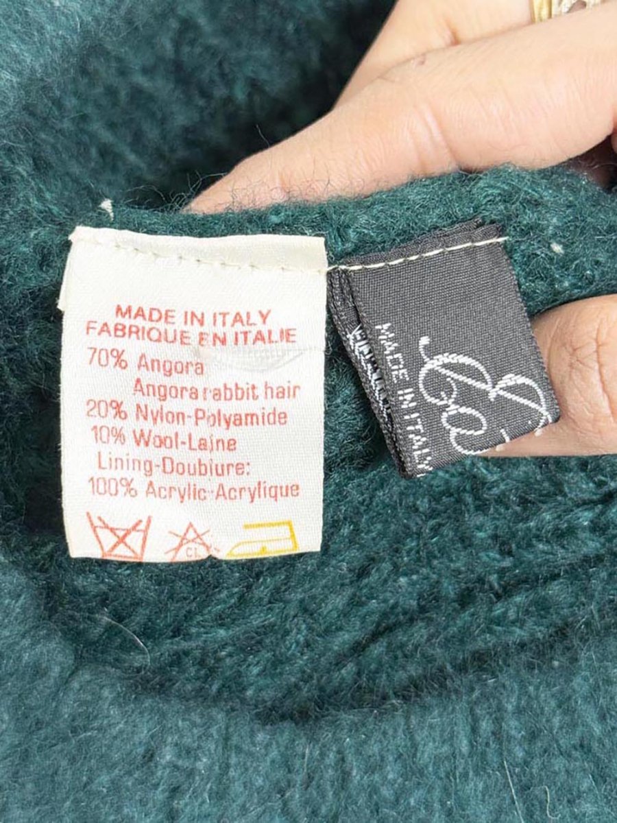 vintage eaton angora - wool knit beret | made in Italy - good market thrift store