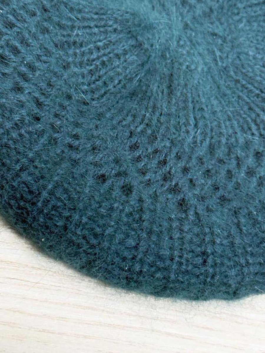 vintage eaton angora - wool knit beret | made in Italy - good market thrift store