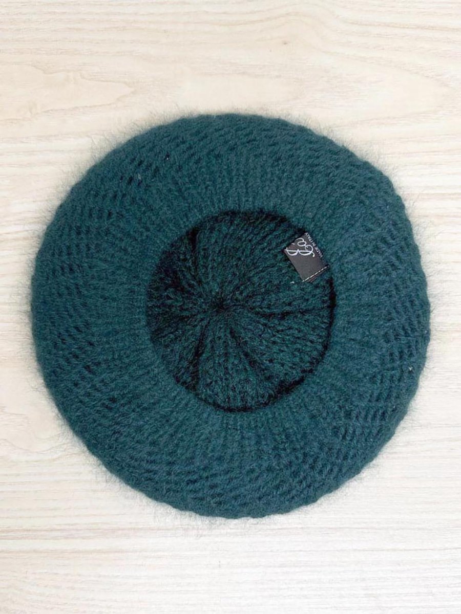 vintage eaton angora - wool knit beret | made in Italy - good market thrift store