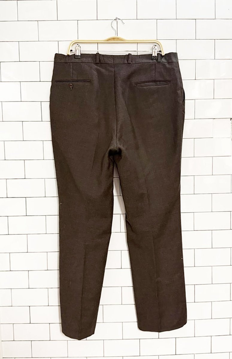 vintage eaton brikdale 100% wool pleated trousers | made in Canada - good market thrift store