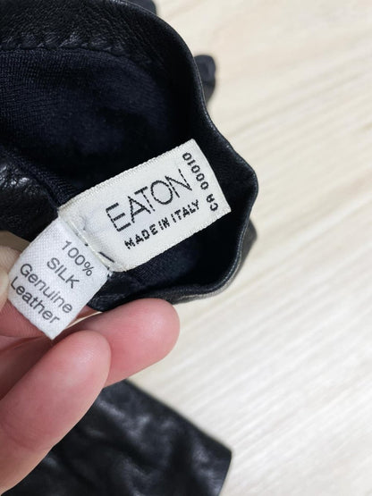 vintage eaton lambskin leather gloves | silk lining | made in Italy - good market thrift store