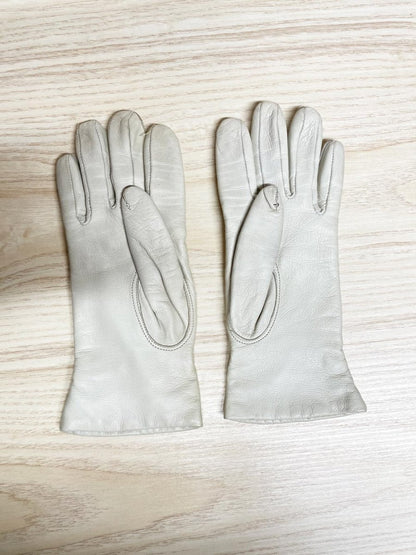 vintage eaton leather gloves | cashmere lining - good market thrift store