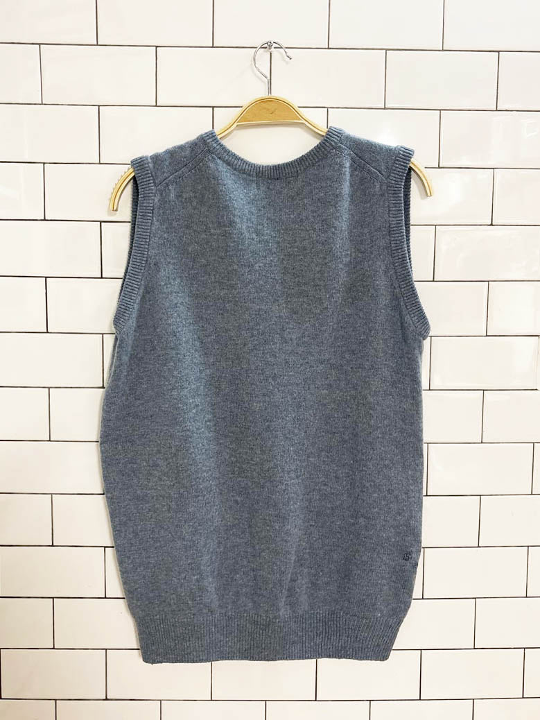 vintage edinburgh woollen mill lambswool sweater vest - good market thrift store