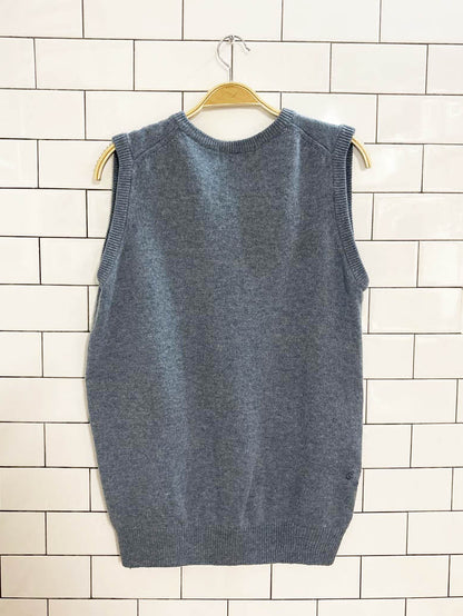 vintage edinburgh woollen mill lambswool sweater vest - good market thrift store