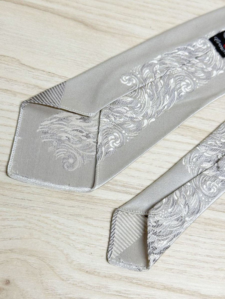 vintage edson fmt crown 10)% silk floral tie - good market thrift store