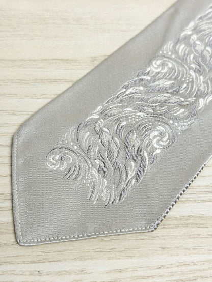 vintage edson fmt crown 10)% silk floral tie - good market thrift store