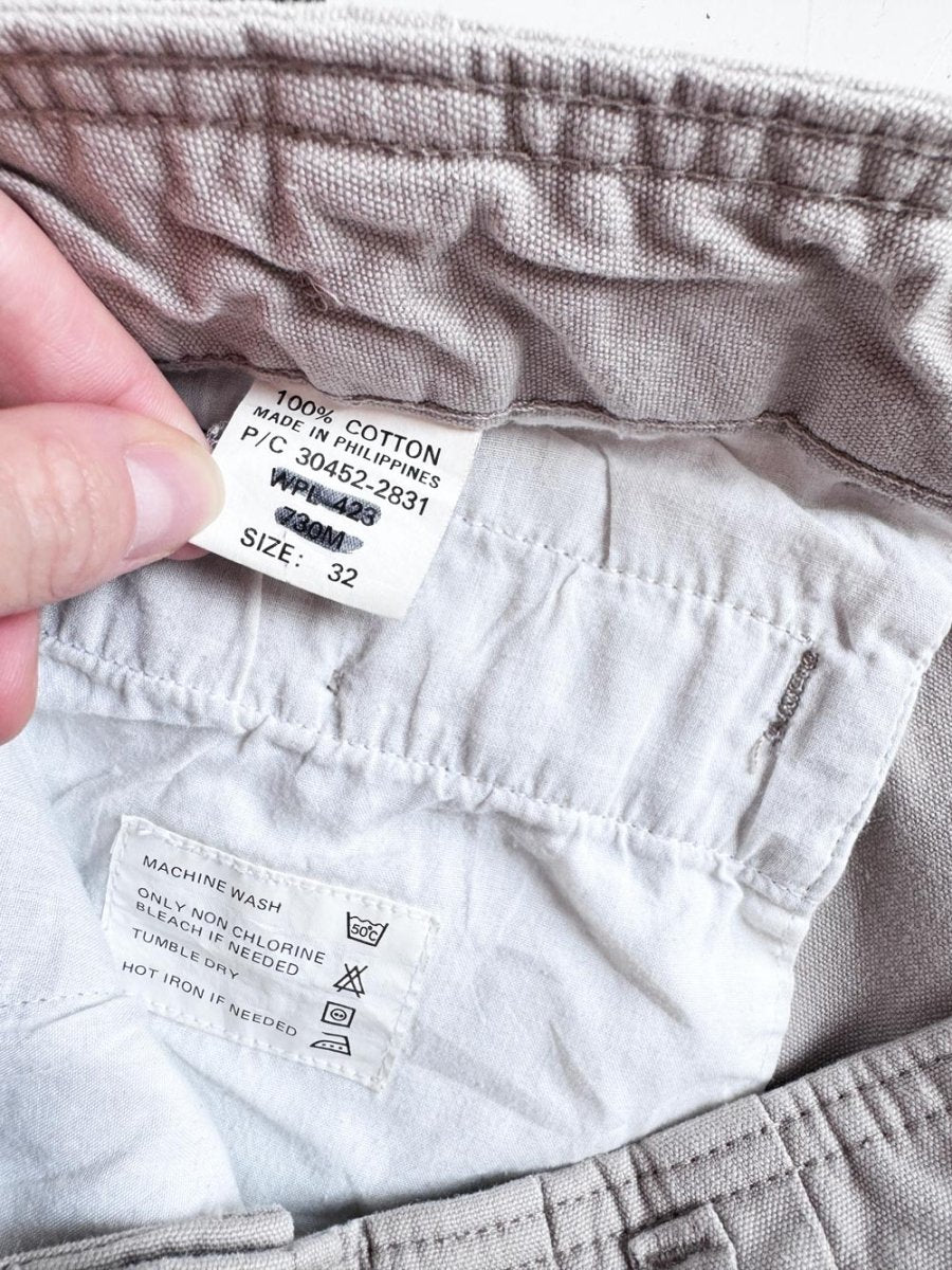 vintage EGO cinch waist pleated twill short - good market thrift store