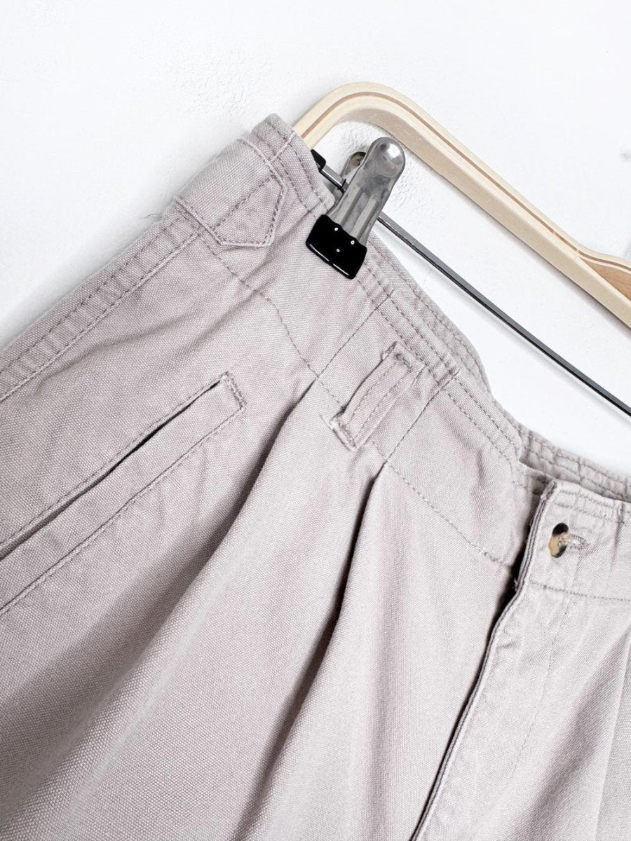 vintage EGO cinch waist pleated twill short - good market thrift store