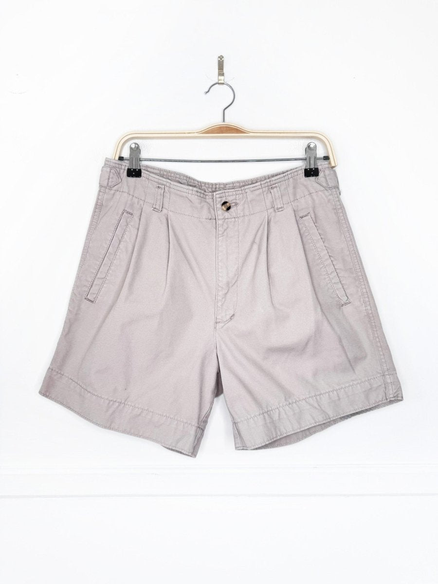 vintage EGO cinch waist pleated twill short - good market thrift store