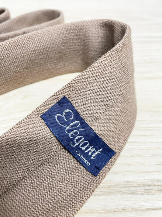 vintage elégant 100% wool woven tie - good market thrift store