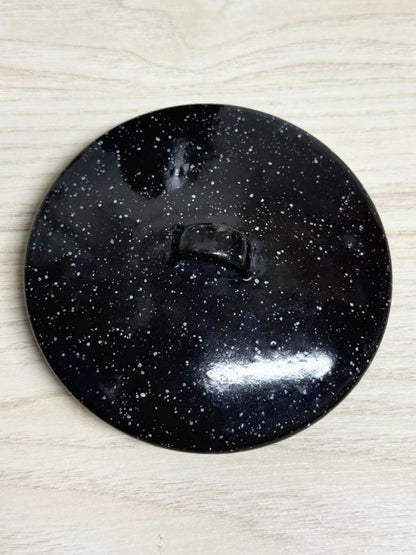 vintage enamelwear speckled camping coffee kettle pot - good market thrift store