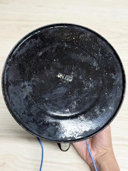 vintage enamelwear speckled camping coffee kettle pot - good market thrift store