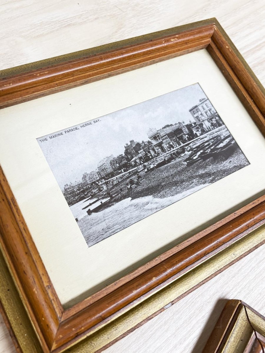 vintage english photographs framed art | herne bay - good market thrift store