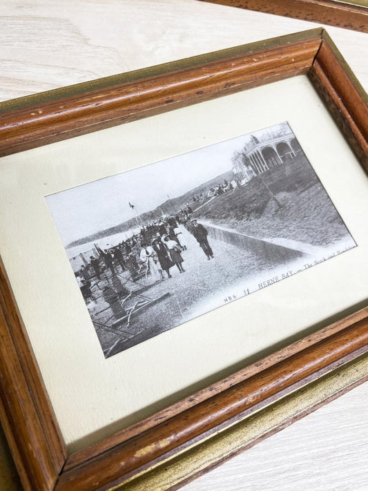 vintage english photographs framed art | herne bay - good market thrift store
