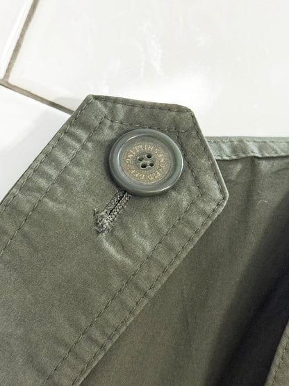 vintage eurosport lined double breasted trench coat | zip out liner - good market thrift store