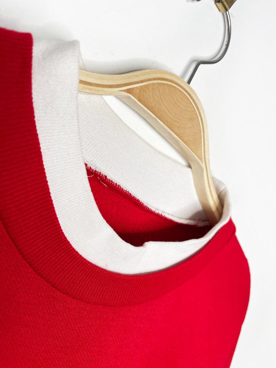 vintage fair isle knit snowmen sweatshirt - good market thrift store