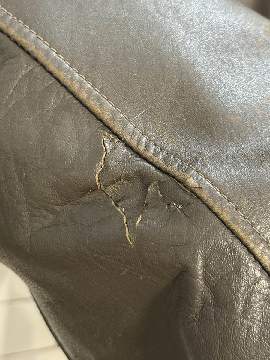 vintage fit for a king B&F leather double breasted jacket | woodchester england - good market thrift store