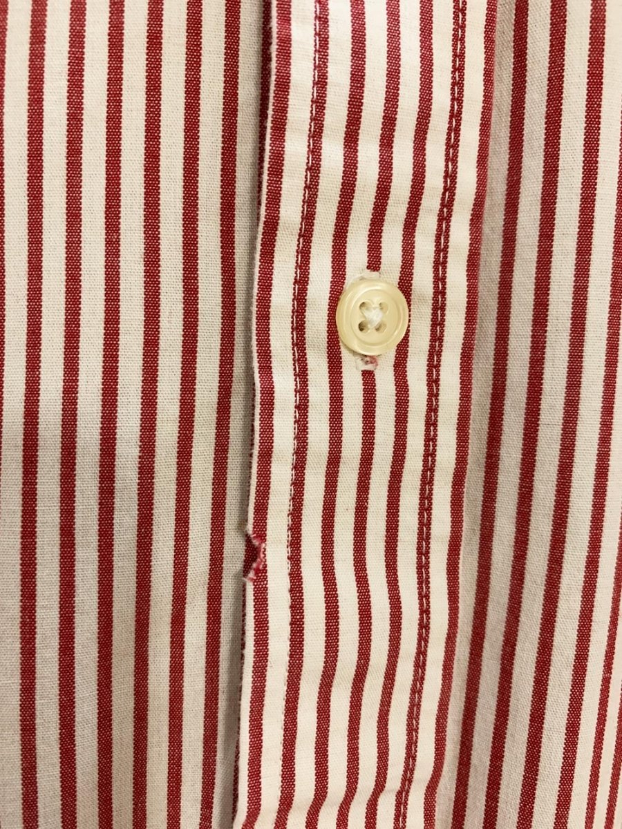 vintage francesco smalto paris striped full button shirt | made in italy - good market thrift store