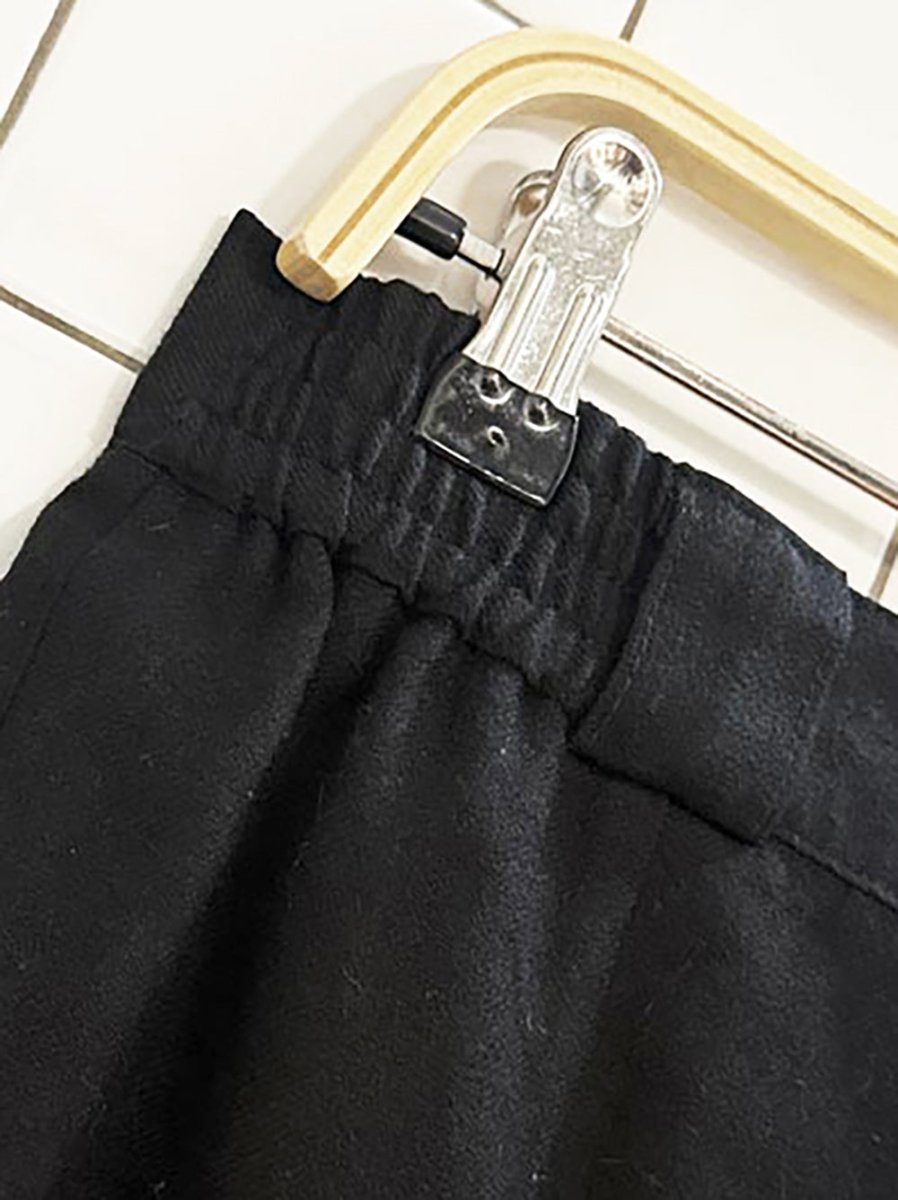 vintage frederick alexander 100% wool pleated stretch - waist trousers - good market thrift store