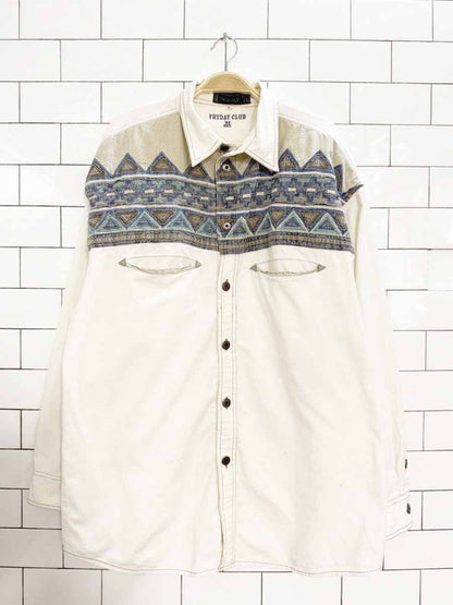 vintage fryday club by NRK western shirt - good market thrift store