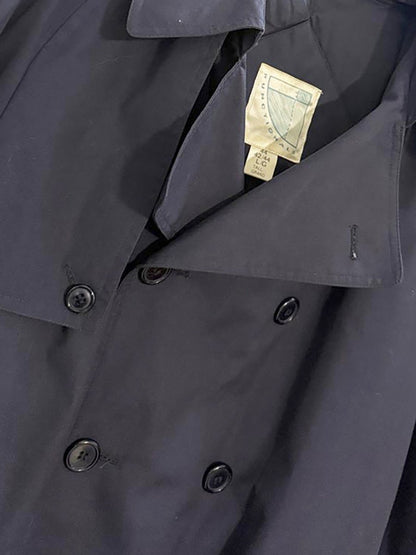 vintage functionals double breasted belted trench coat | removable lining - good market thrift store