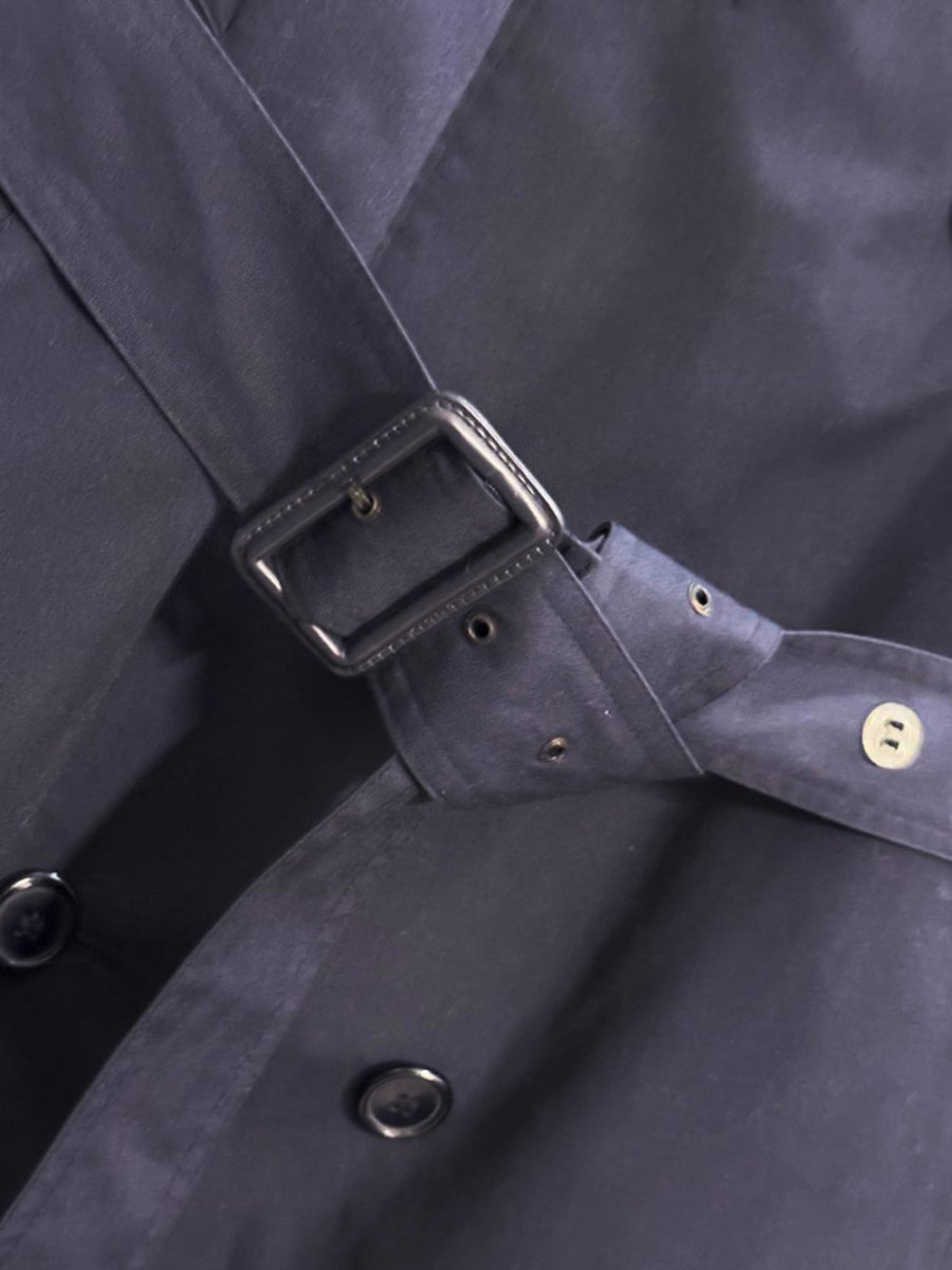 vintage functionals double breasted belted trench coat | removable lining - good market thrift store