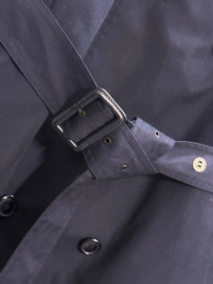 vintage functionals double breasted belted trench coat | removable lining - good market thrift store