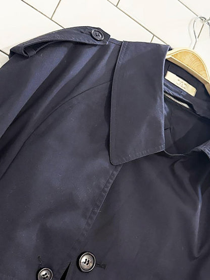 vintage functionals double breasted belted trench coat | removable lining - good market thrift store