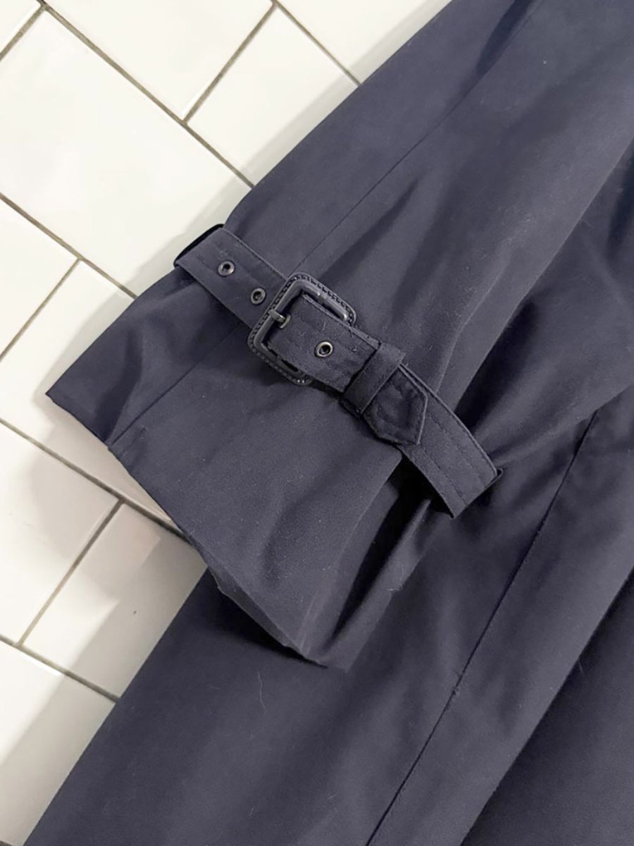 vintage functionals double breasted belted trench coat | removable lining - good market thrift store