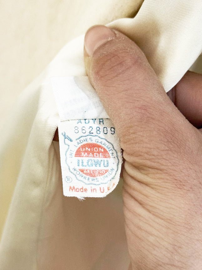 vintage gartenhaus mohair fox fur collar long coat | union made in USA - good market thrift store