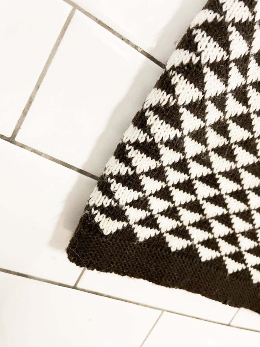 vintage geo knit mini skirt - good market thrift store