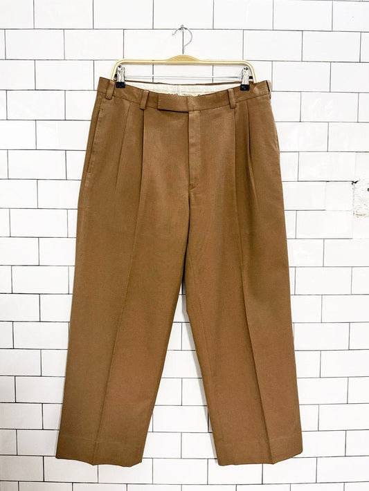 vintage GL kapoor tailors pleated trousers | vimal suiting - good market thrift store