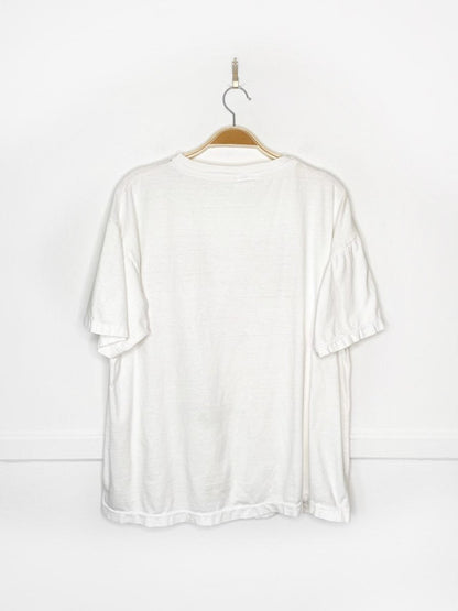 vintage glitter santa graphic tee - good market thrift store