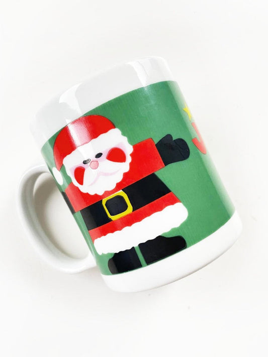 vintage grant howard santa joy holiday mug - good market thrift store