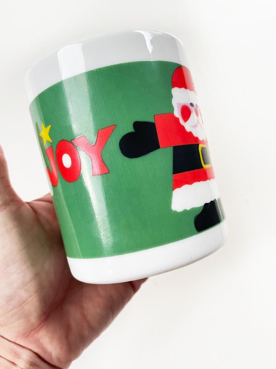 vintage grant howard santa joy holiday mug - good market thrift store