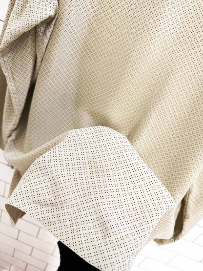 vintage grigio perla 100% silk blouse | made in Italy - good market thrift store