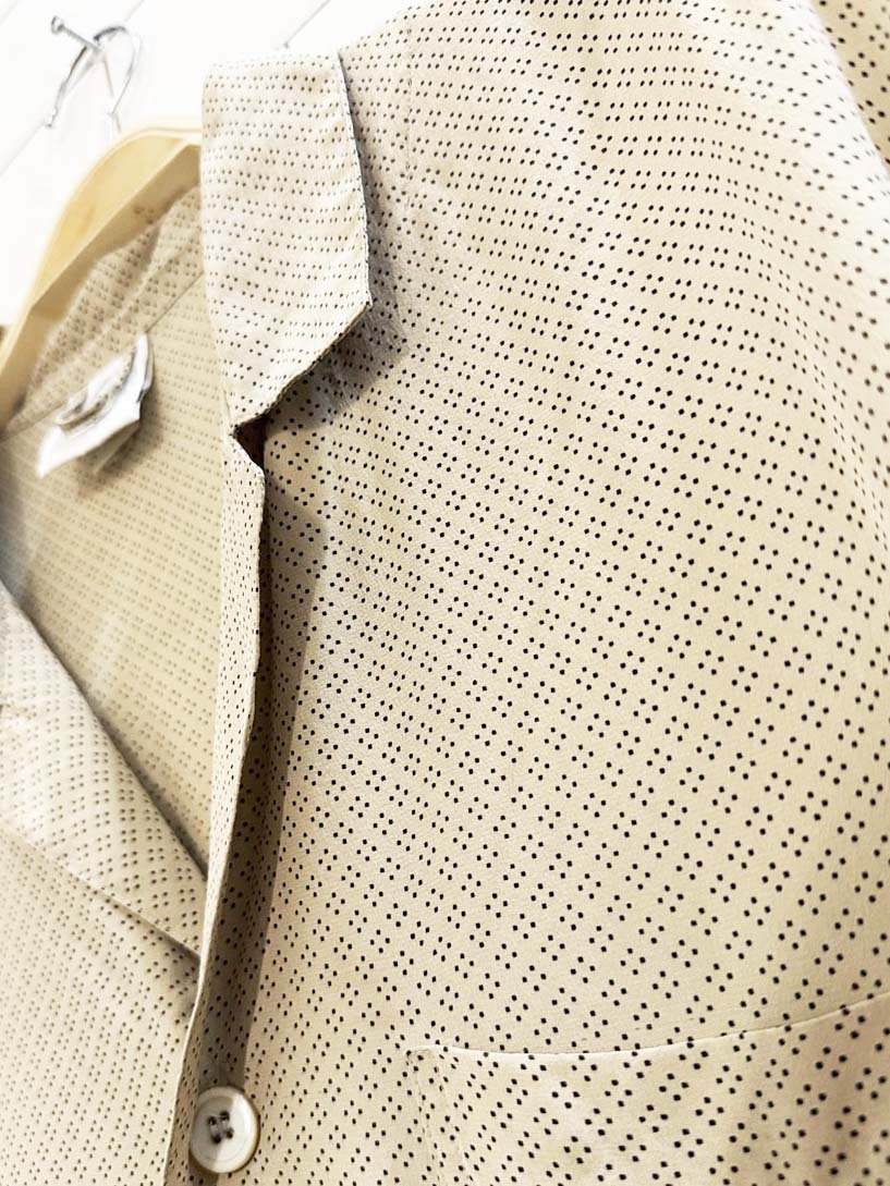 vintage grigio perla 100% silk blouse | made in Italy - good market thrift store