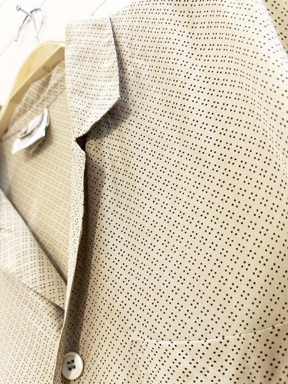 vintage grigio perla 100% silk blouse | made in Italy - good market thrift store