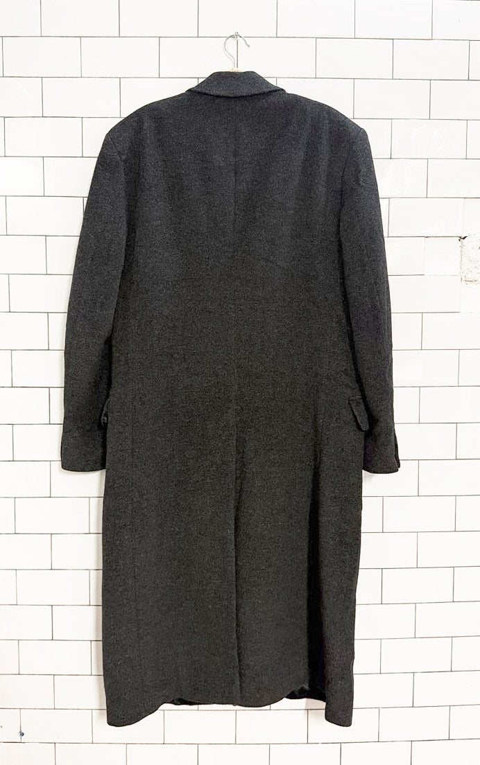 vintage hammersley 100% wool double breasted coat | made in England - good market thrift store
