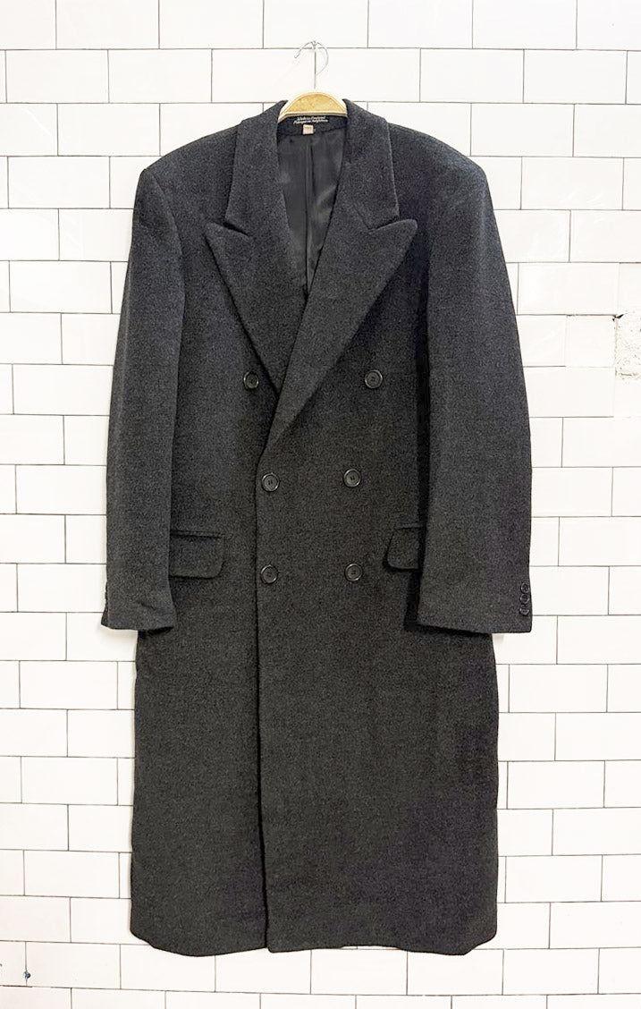 vintage hammersley 100% wool double breasted coat | made in England - good market thrift store