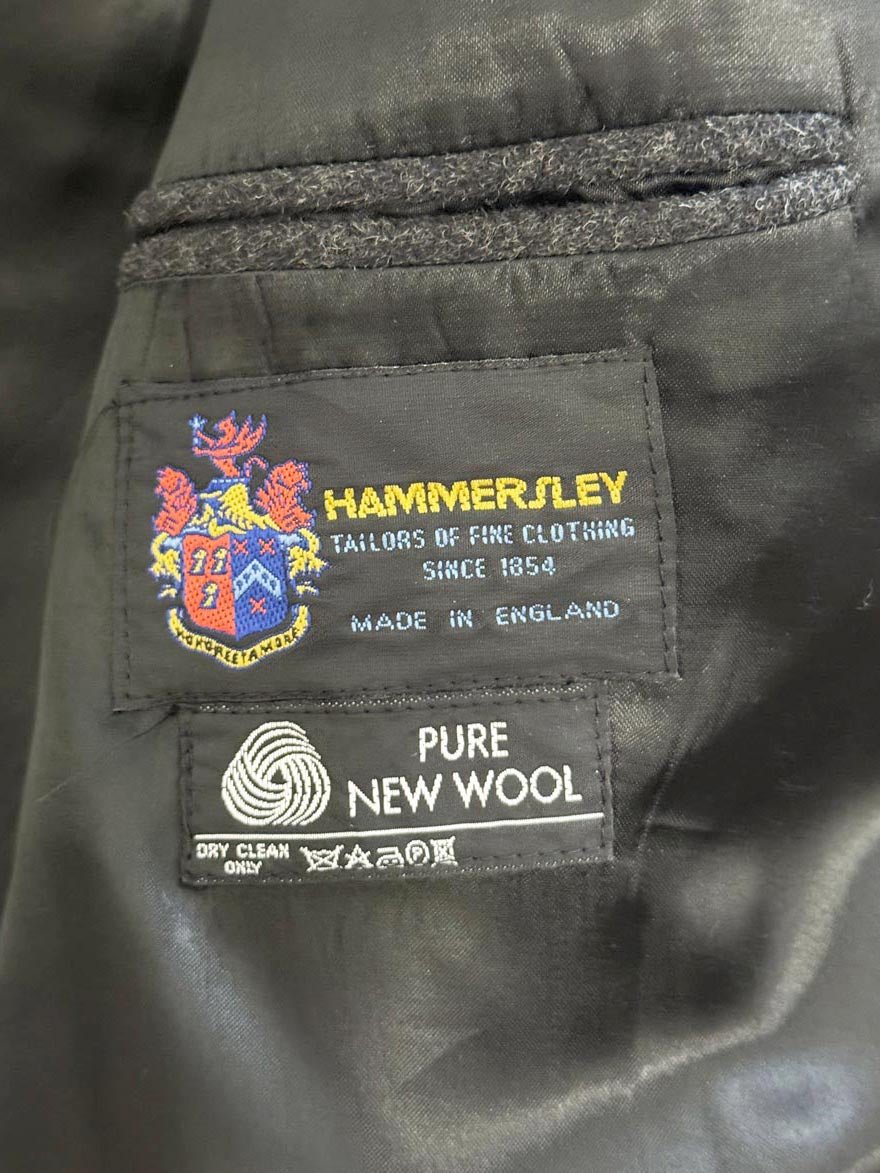 vintage hammersley 100% wool double breasted coat | made in England - good market thrift store