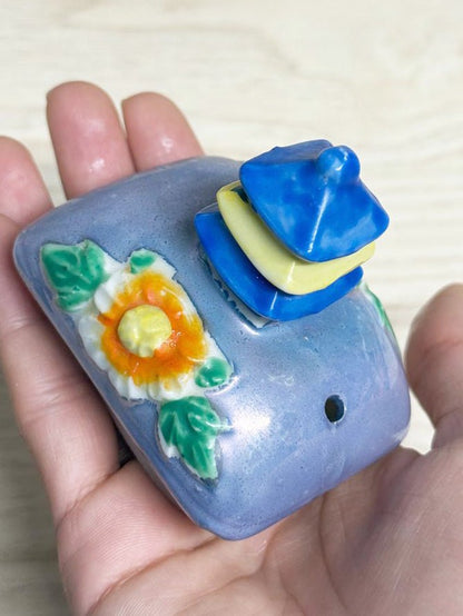 vintage hand - painted elephant tea pot | made in Japan - good market thrift store