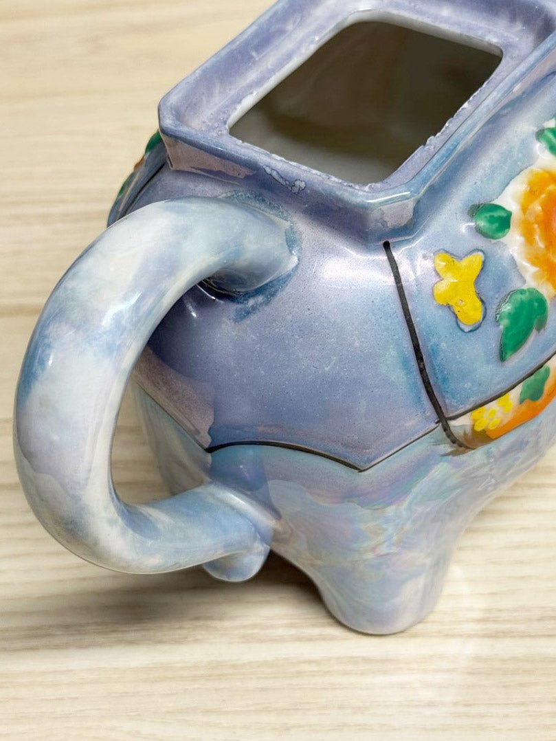 vintage hand - painted elephant tea pot | made in Japan - good market thrift store