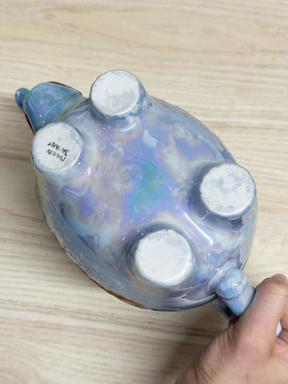 vintage hand - painted elephant tea pot | made in Japan - good market thrift store