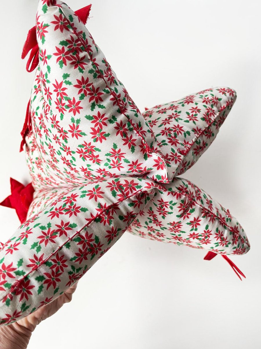 vintage handmade christmas tree plush - good market thrift store