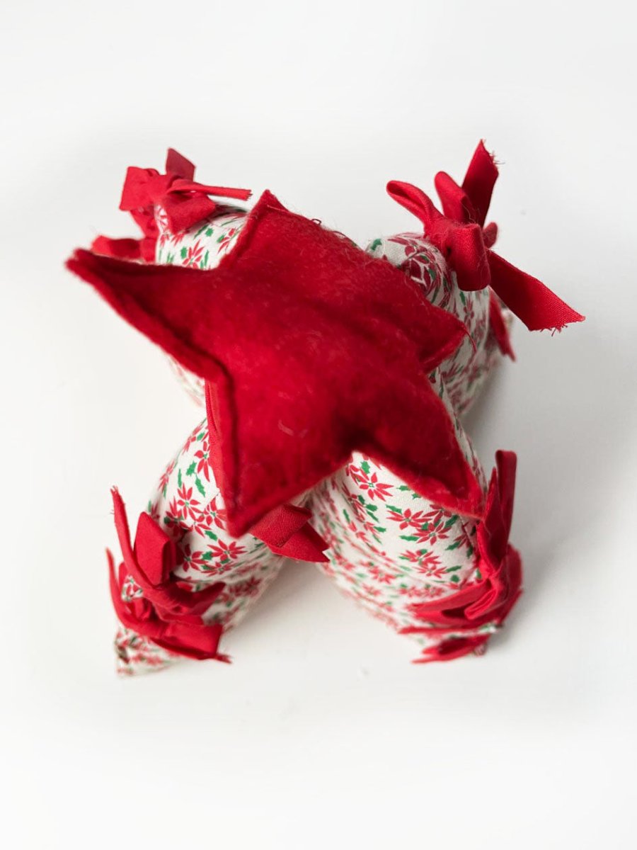 vintage handmade christmas tree plush - good market thrift store