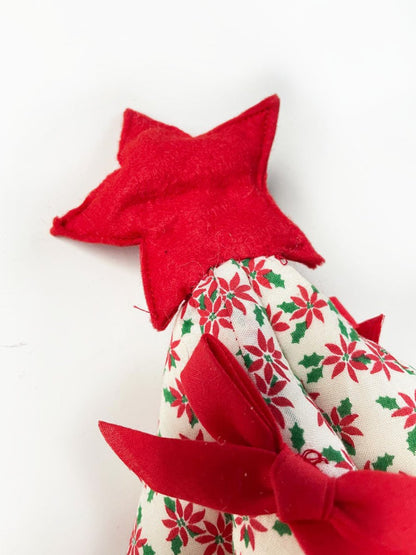 vintage handmade christmas tree plush - good market thrift store