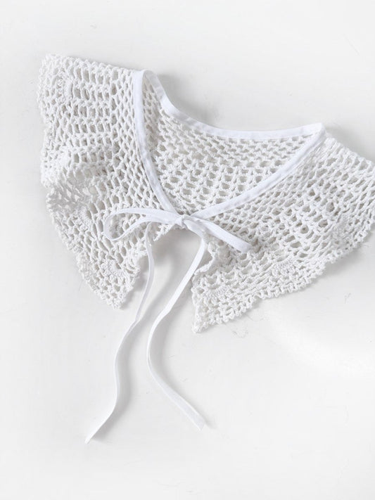 vintage handmade crochet knit collar | rework - good market thrift store