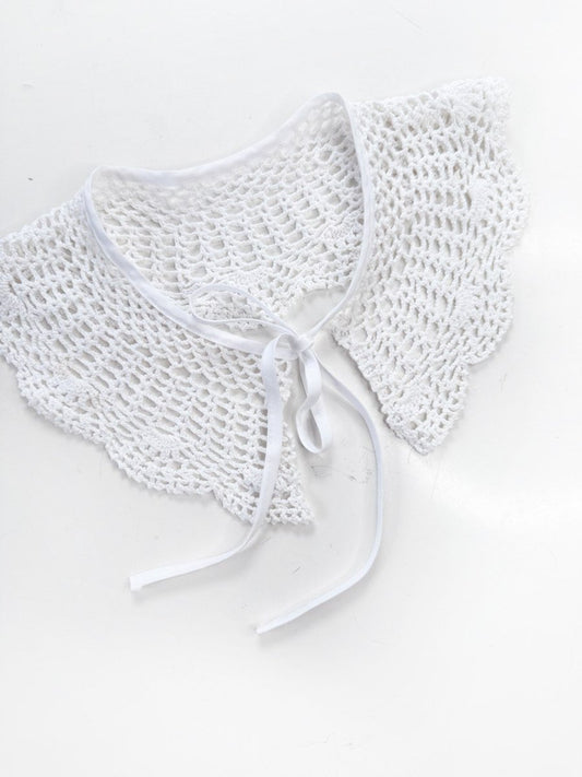 vintage handmade crochet knit collar | rework - good market thrift store
